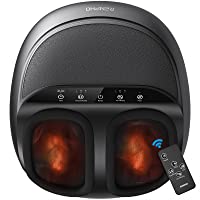 RENPHO Masajeador de Pies con Control Remoto- Eléctrico Masaje Shiatsu con Calor Infrarrojo- Rodillos y Compresión de…